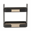 Quintelle Two Tier Wood & Metal Table Organizer