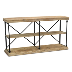 Wispridge Wood & Metal Display Shelf