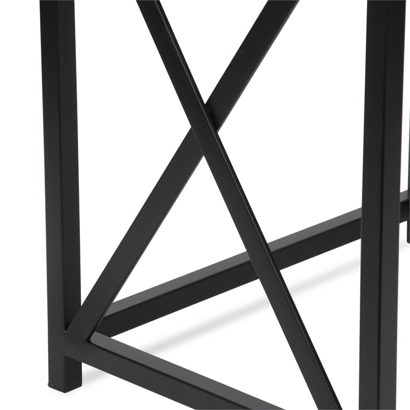 Briarcrest Set of 2 Wood & Metal Side Tables