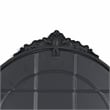 Everlaine Modern Victorian Black Wall Accent Mirror