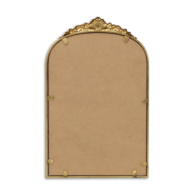 Everlaine Modern Victorian Gold Accent Mirror