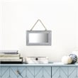Alma Galvanized Framed Hanging Mirror