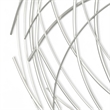 Denine Large Abstract Round Wall Art - Silver