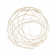 Denine Large Abstract Round Wall Art - Gold