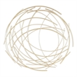 Denine Large Abstract Round Wall Art - Gold