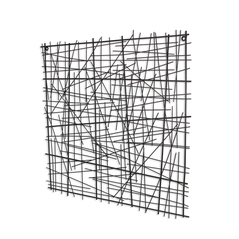 Sylvan Black Square Abstract Wall Art - Large