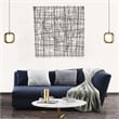 Sylvan Black Square Abstract Wall Art - Large