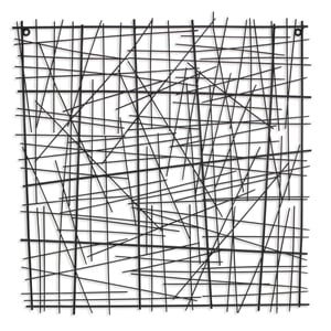 Sylvan Black Square Abstract Wall Art - Large