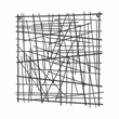 Ablinea Pewter Finished Square Abstract Wall Art