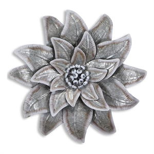 Varinnia Galvanized Metal Lotus Style Wall Decor