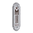 Lovina Rustic Metal Mens Room Placard