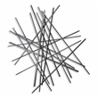 Avalon Large Abstract Wall Decor - Black