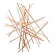 Avalon Large Abstract Wall Decor - Rose Gold