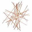 Avalon Large Abstract Wall Decor - Rose Gold