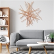 Avalon Large Abstract Wall Decor - Rose Gold