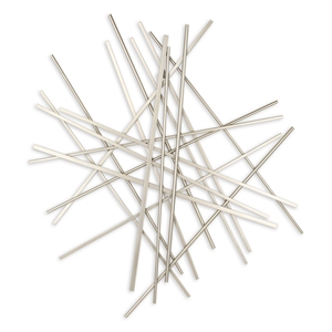 Avalon Large Abstract Wall Decor - Silver