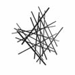 Avalon Small Abstract Wall Decor - Black