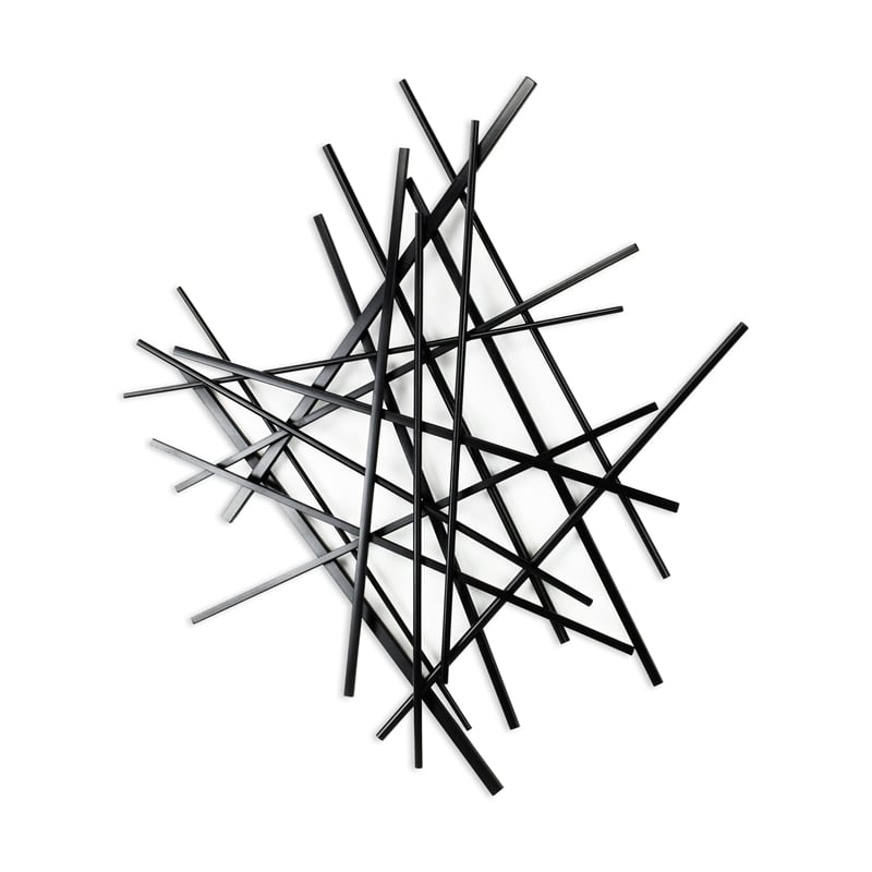 Avalon Small Abstract Wall Decor - Black