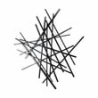 Avalon Small Abstract Wall Decor - Black
