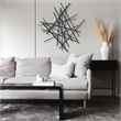 Avalon Small Abstract Wall Decor - Black