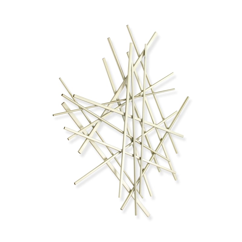 Avalon Small Abstract Wall Decor - Silver