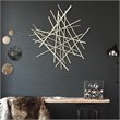 Avalon Small Abstract Wall Decor - Silver