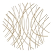 Eleni Small Abstract Wall Decor - Gold