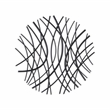 Eleni Large Abstract Wall Decor - Black