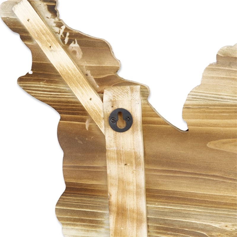 Tellur Wood & Metal USA Map Wall Art - 31