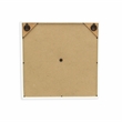 Vita Framed Elegant Black Flower on Brown Frame