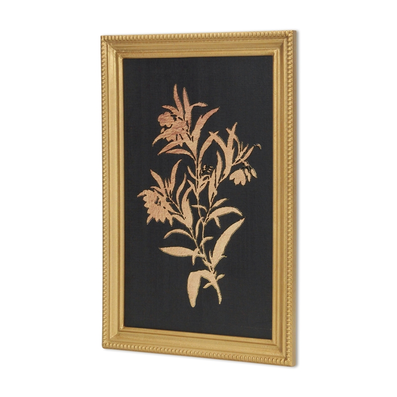 Franziska Gold Framed Flower Decor - Wild Flowers