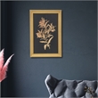 Franziska Gold Framed Flower Decor - Wild Flowers