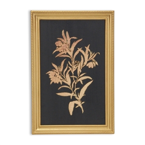 Franziska Gold Framed Flower Decor - Wild Flowers