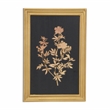 Franziska Gold Framed Flower Decor- Garden Flowers