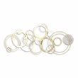 Caliope Multi Ring Gold & Silver Wall Decor