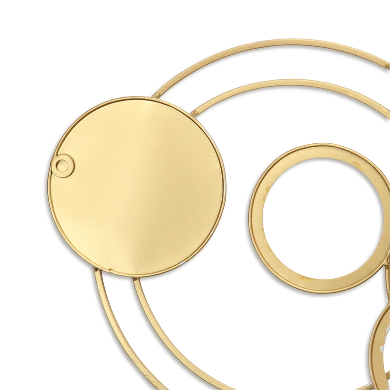 Caliope Multi Ring Gold & Silver Wall Decor