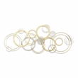 Caliope Multi Ring Gold & Silver Wall Decor