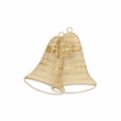 Clara Gold Metal Holiday Bell Wall Hanging