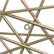 Polaris Rectangle Linear Metal Abstract Wall Art - Gold