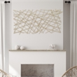 Polaris Rectangle Linear Metal Abstract Wall Art - Gold