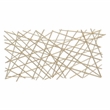 Polaris Rectangle Linear Metal Abstract Wall Art - Gold