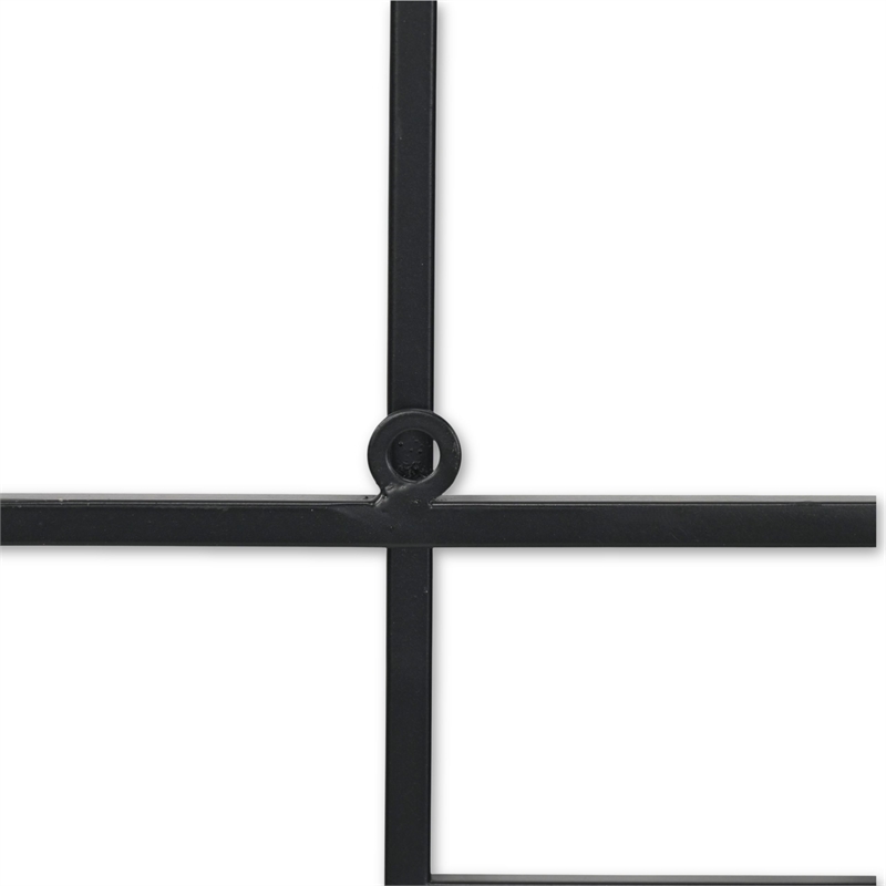 Richese Black Repeating Square Metal Wall Decor - Small