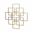 Richese Gold Repeating Square Metal Wall Decor - Small