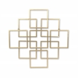 Richese Gold Repeating Square Metal Wall Decor - Small