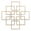 Richese Gold Repeating Square Metal Wall Decor - Small