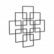 Richese Black Repeating Square Metal Wall Decor - Large