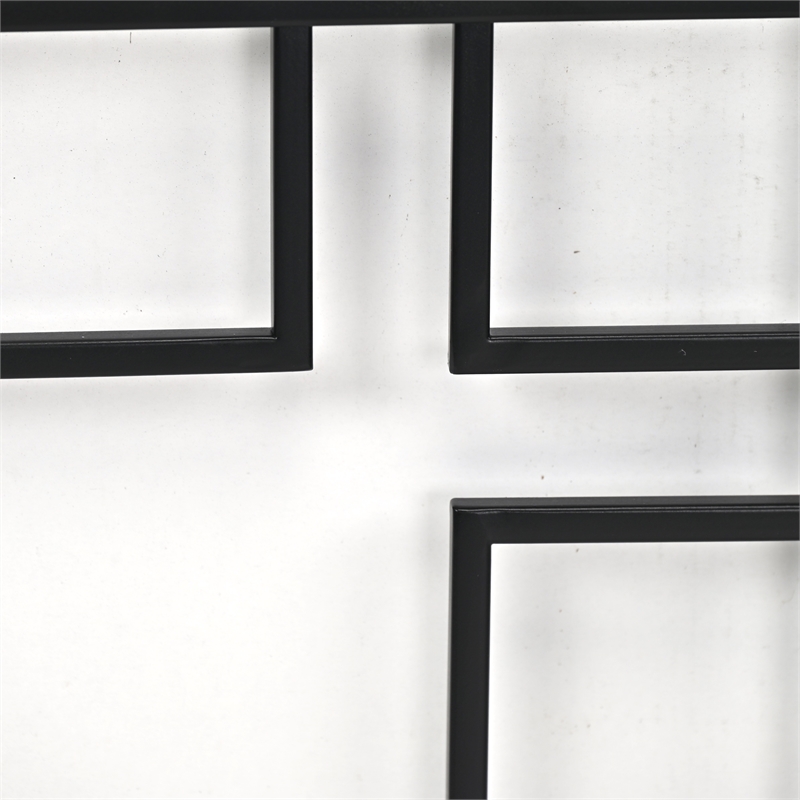 Richese Black Repeating Square Metal Wall Decor - Large