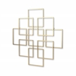 Richese Gold Repeating Square Metal Wall Decor - Large
