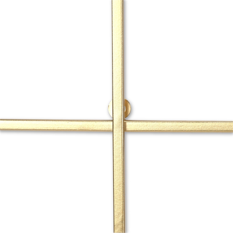 Richese Gold Repeating Square Metal Wall Decor - Large