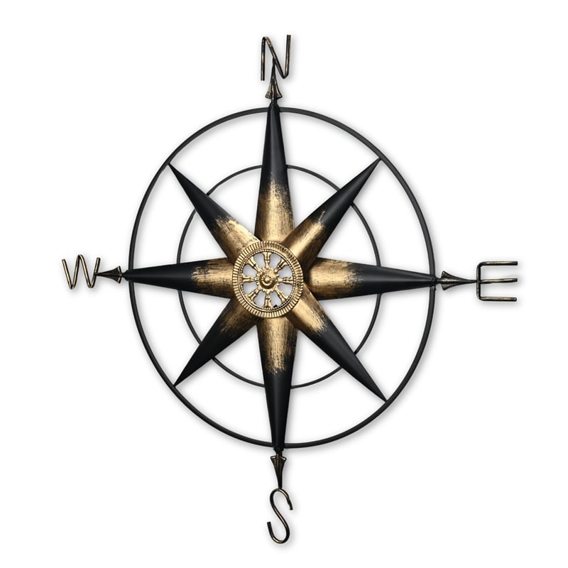 Isola Large Elegant Wall Compass
